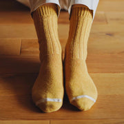Nishiguchi Kutsushita Wool Ribbed Socks | Apple Soda (2023 Limited Color)