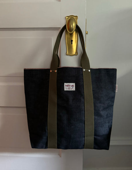 Selvedge Denim Tote by Threadline