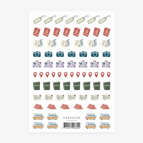 Kartotek Stickers | Mini Travel