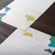 Silk Screened Peony Message Pad