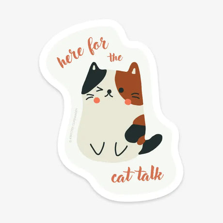 Kartotek Vinyl Sticker | Cat Talk