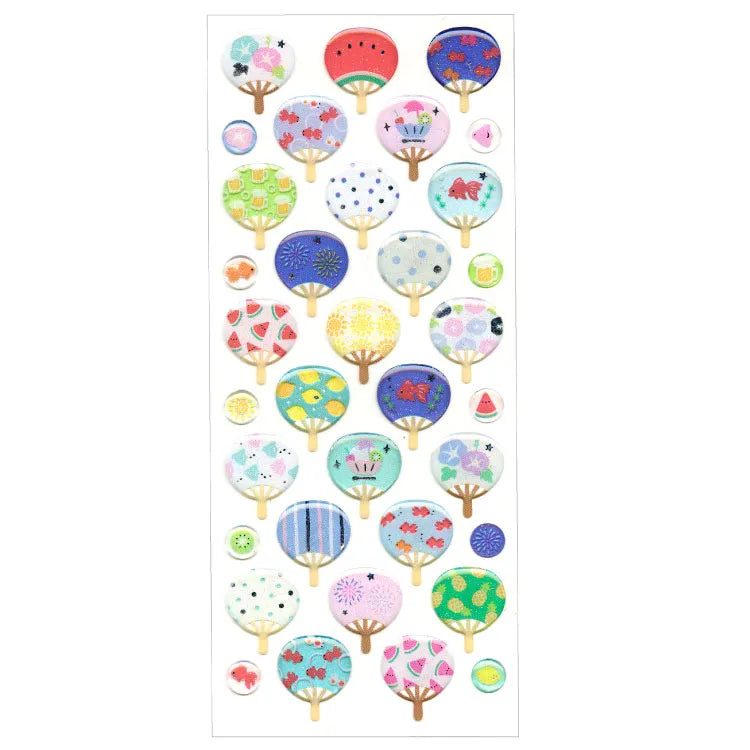 Drop Seal Fan Stickers