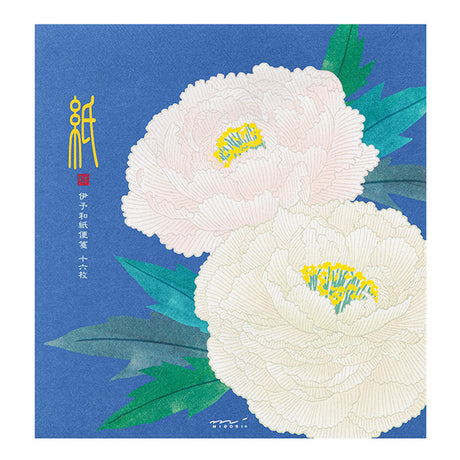 Silk Screened Peony Letter Pad