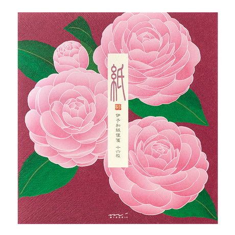 Silk Screened Camellia Letter Pad