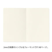Midori B6 Yuru Log Notebook - Grid