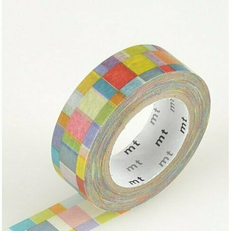 Mosaic Bright Multi-Color Washi Tape