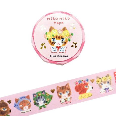 Aiko Fukawa Niko Niko Foil Stamped Tape