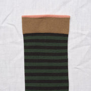 Bonne Maison False Black Stripe Sock