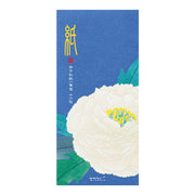 Silk Screened Peony Message Pad