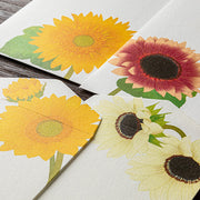 Sunflower Washi Envelopes