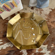Brass Plate Octagon - Medium