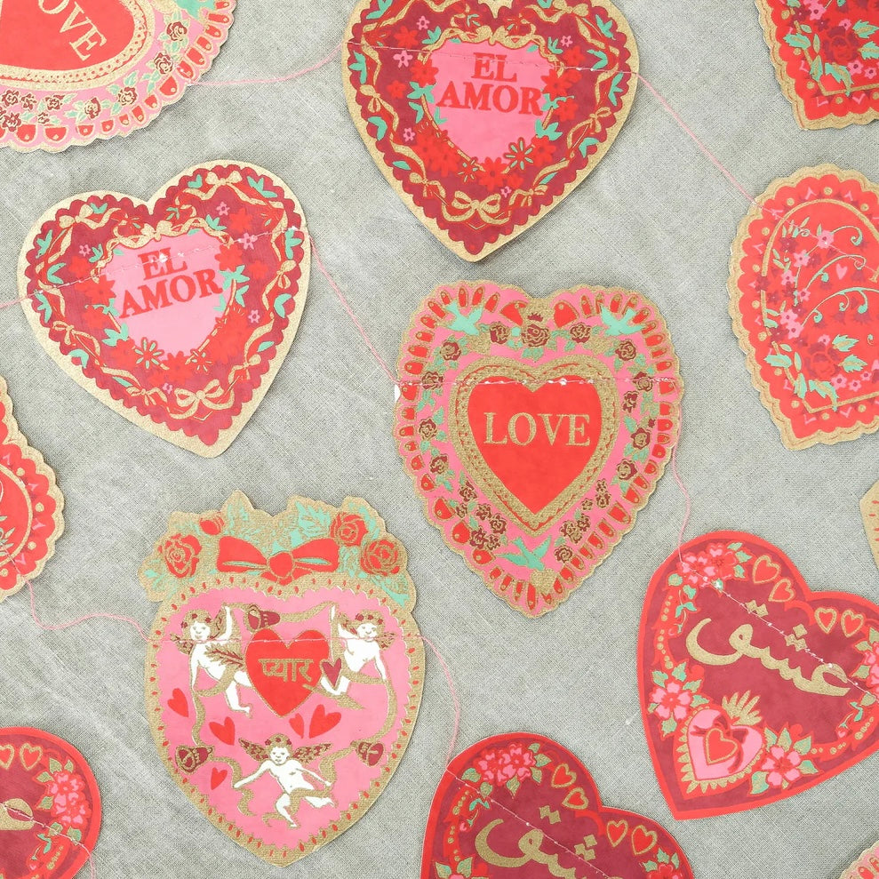 Valentine Sewn Garland