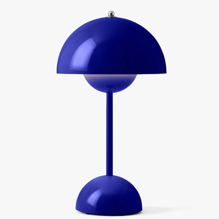 Flowerpot Rechargeable Lamp | Cobalt Blue