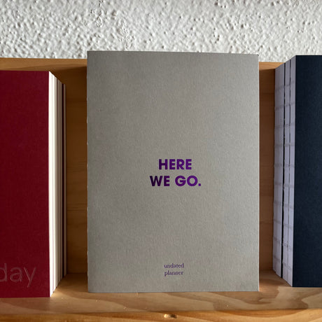 (Timeless) Here We Go Notebook | Gray