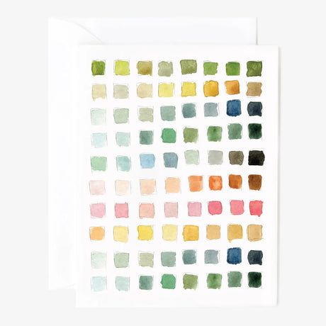 Watercolor Swatches by Emily Lex | 8 Notecards