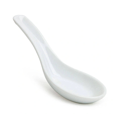 Ceramic Soup Spoon | White