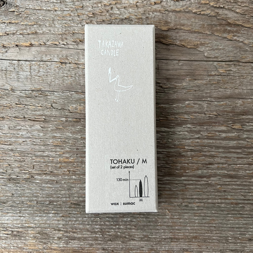TOHAKU  Candles Medium | 2 Candle Set