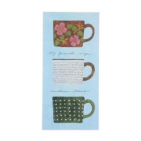 Midori Asano My Favorite Mugs Notepad