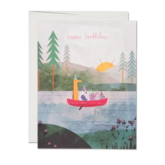 Canoe Bday Card