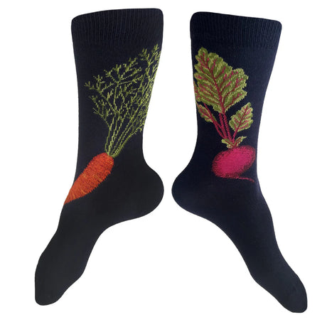 Carrot + Beet Socks