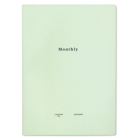 Laconic Monthly Notebook