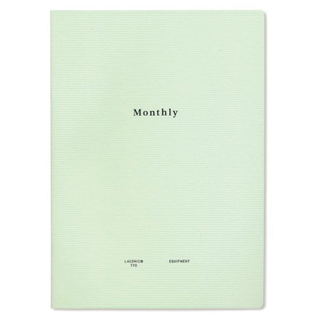 Laconic Monthly Notebook