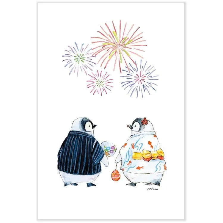 Summer Oton Postcard Penguin Summer Festival