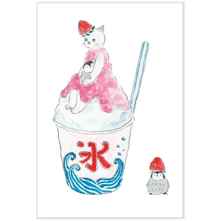 Summer Postcard Shaved Ice