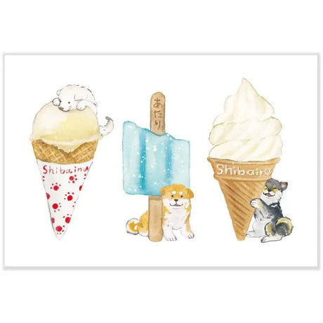 Summer Postcard Shibainu
