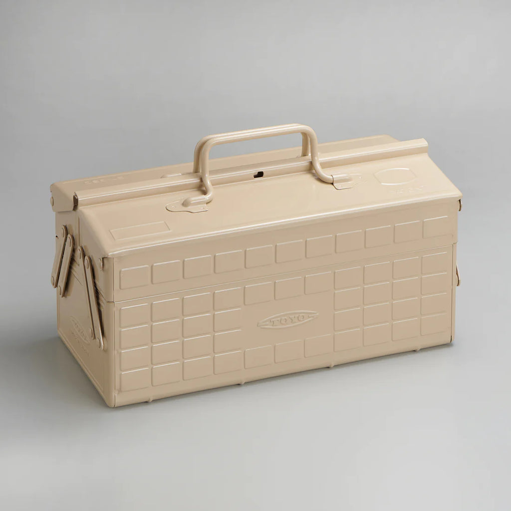 Toyo Steel Toolbox with Cantilever Lid and Upper Storage Tray | ST- 350 | Asst Colors