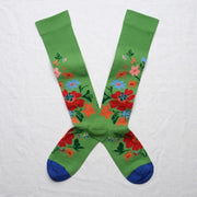 Bonne Maison Flowers Green | Knee High