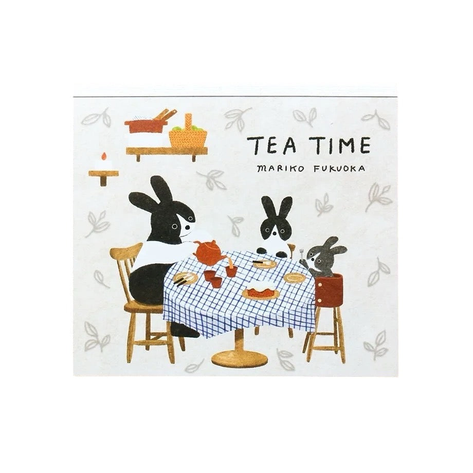 Mariko Fukuoka Tea Time Memo Block