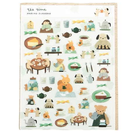 Mariko Fukuoka Tea Time Stickers