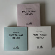 Mottainai Memo | Asst Colors
