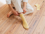 Nishiguchi Kutsushita Silk Cotton Socks | Colorful Flags (2026 Limited Color)