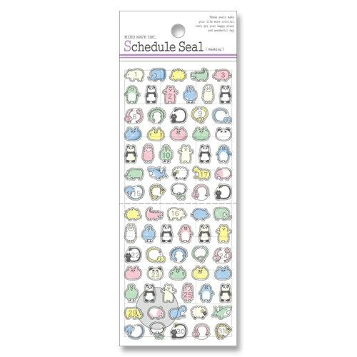 Schedule Seal Stickers
