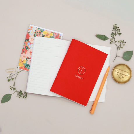 Goods for the Study Cloth Today Planner | Vermillion