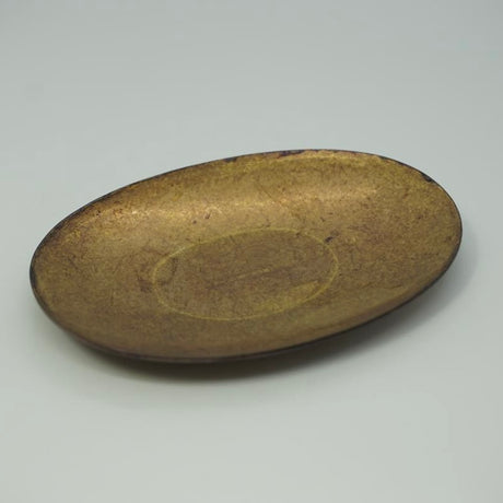 Brass Plate Oval - Rust Brass
