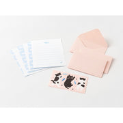 Midori Mini Letter Set w/ Seal | Cat