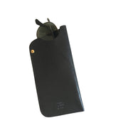 Leather Eyeglasses Case | Black or Red