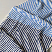 Hemp Stripe Towel | Blue