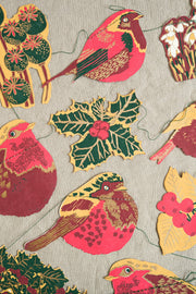 Hedgerow & Bird Sewn Garland