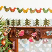 Hedgerow & Bird Sewn Garland