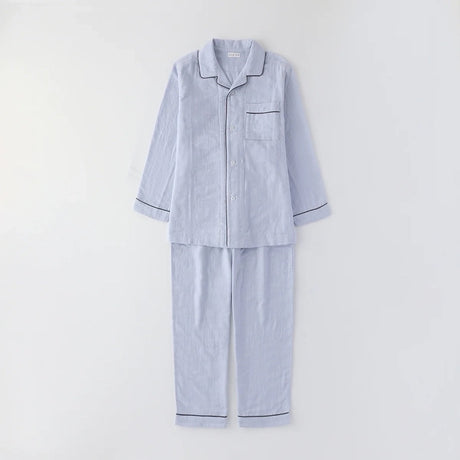 Uchino Marshmallow Gauze Pajamas - Light Blue