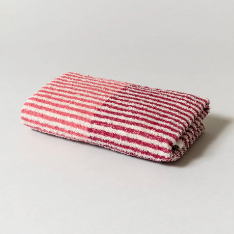 Hemp Stripe Towel | Pink