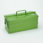 Toyo Steel Toolbox with Cantilever Lid and Upper Storage Tray | ST- 350 | Asst Colors