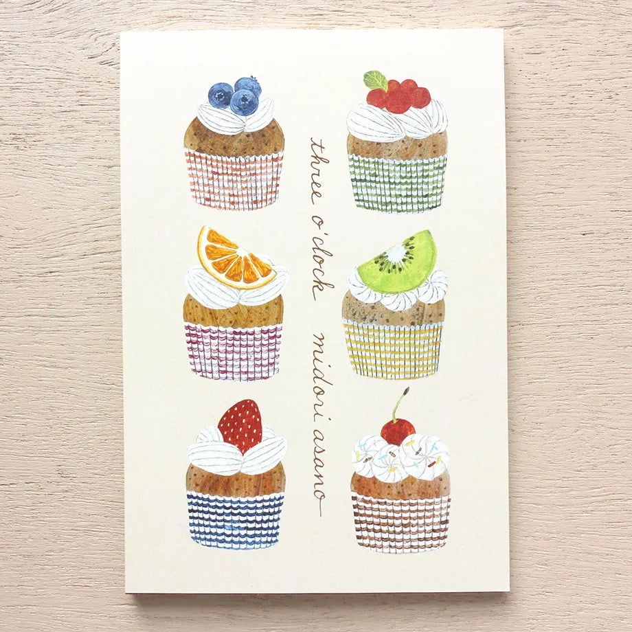 Midori Asano Three O'Clock Postcard Set