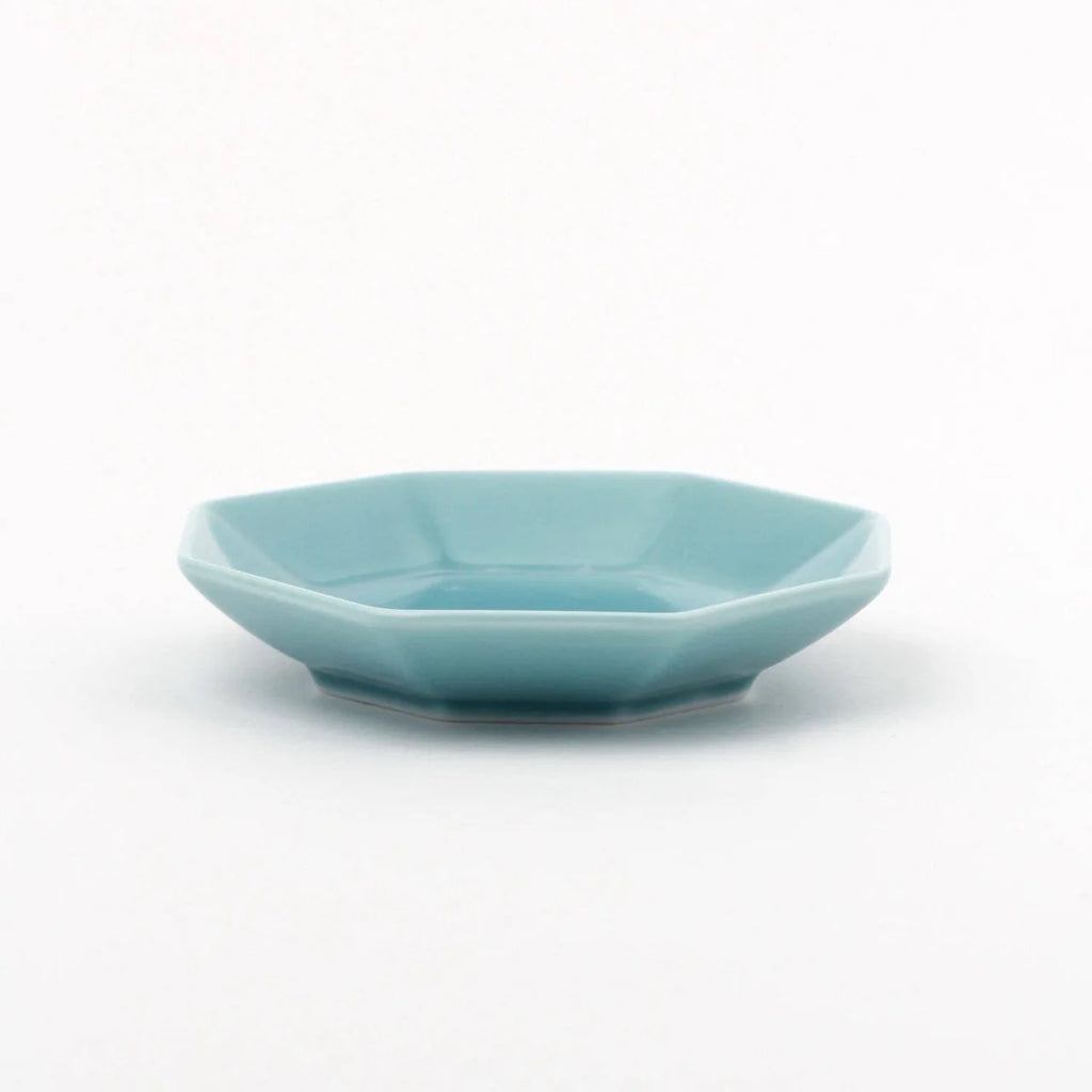 Mino Ware Mini Dish Octagon | Blue