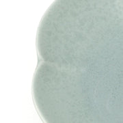 Mino Ware Mini Dish Ume Blossom | Blue Green