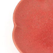 Mino Ware Mini Dish Ume Blossom | Red